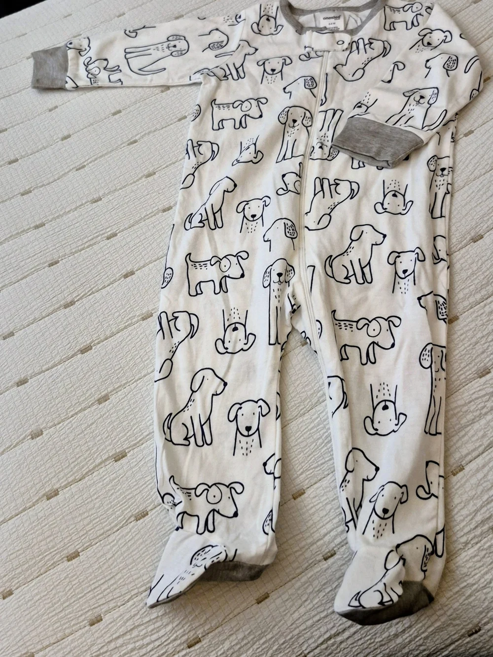 2 For 1 Baby Print Footed Pajamas